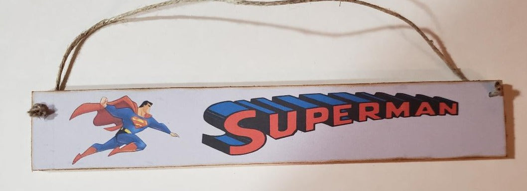 Superman Wood Sign